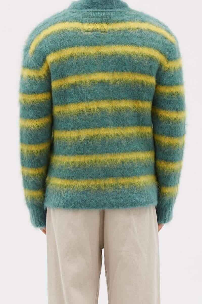 marni striped mohair cardigan release information matches fashion Francesco Risso 