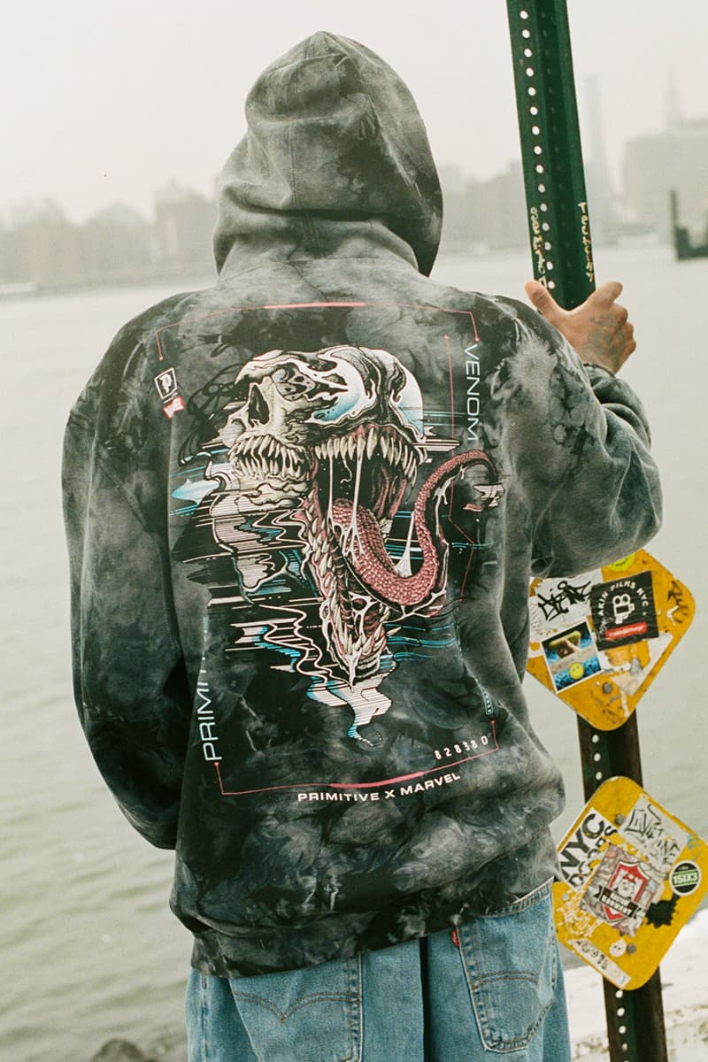 Marvel Paul Jackson Primitive Skateboarding Collection Release Info Buy Price Date Hat Cap Sock Sticker Deck Pants T shirt Hoodie Venom Doom Wolverine