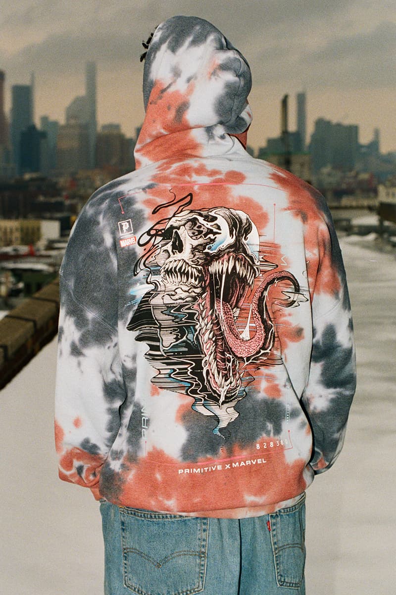 Marvel Paul Jackson Primitive Skateboarding Collection Release Info Buy Price Date Hat Cap Sock Sticker Deck Pants T shirt Hoodie Venom Doom Wolverine
