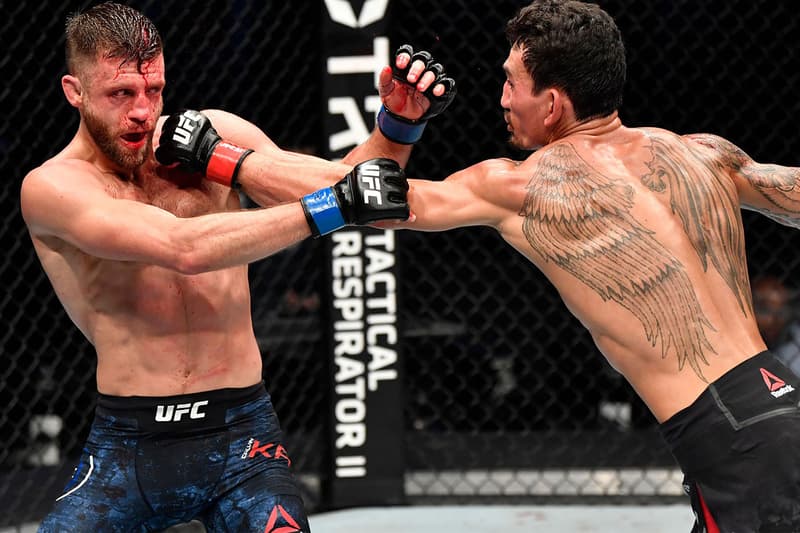 Max Holloway Calvin Kattar UFC Fight Island 7 445 Significant Strikes record conduit matt brown abu dhabi Conor Mcgregor Dustin Poirier ABC