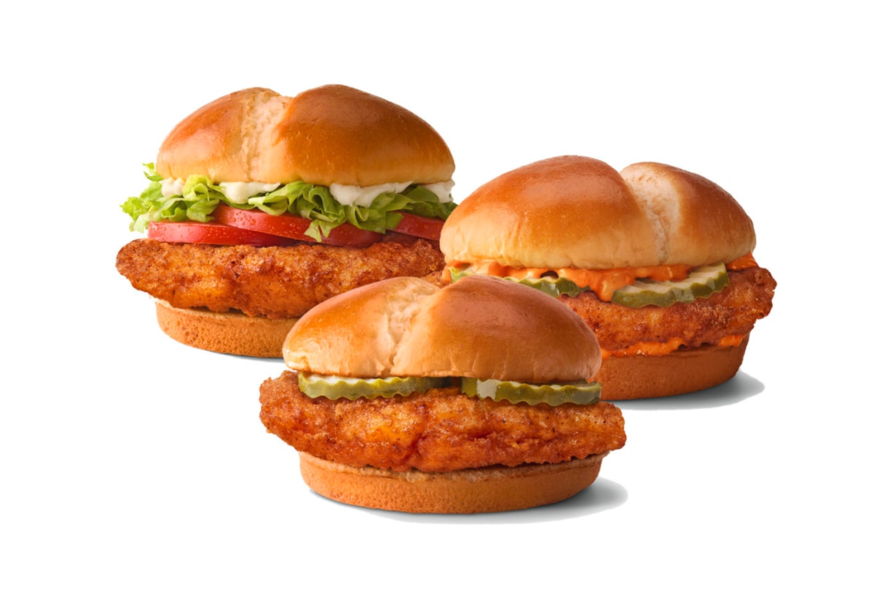 McDonalds adds new Cripsy Chicken Spicy Chicken Deluxe Chicken Sandwich february burger