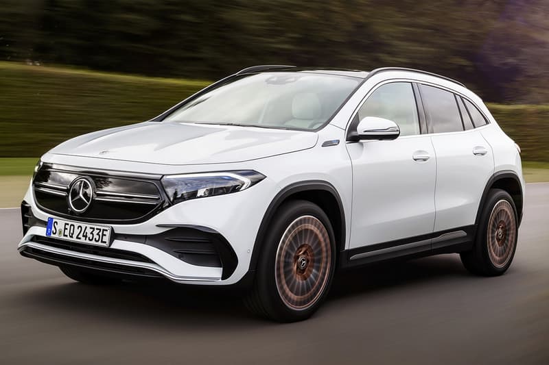 mercedes benz gla eqa eq electric lineup cars vehicles crossover