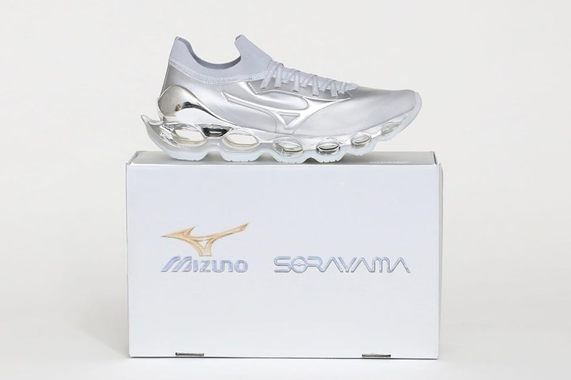 Mizuno Taps Hajime Sorayama Wave Prophecy Sorayama Sneakers Shoes Runners Athletic Shoes Design Contemporary artist Sexy Robot Infinity wave 