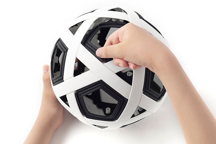 Nendo Designs a Soccer Ball You'll Never Need to Inflate