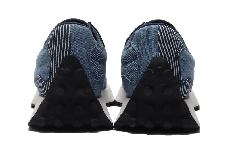 new balance 327 khaki blue patchwork release information 