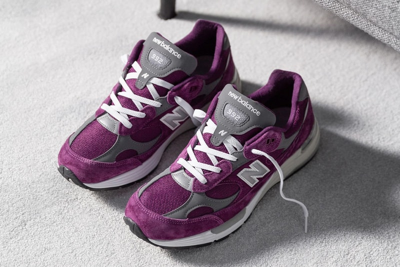 new balance 992 purple grey release information how much where to buy when do they drop