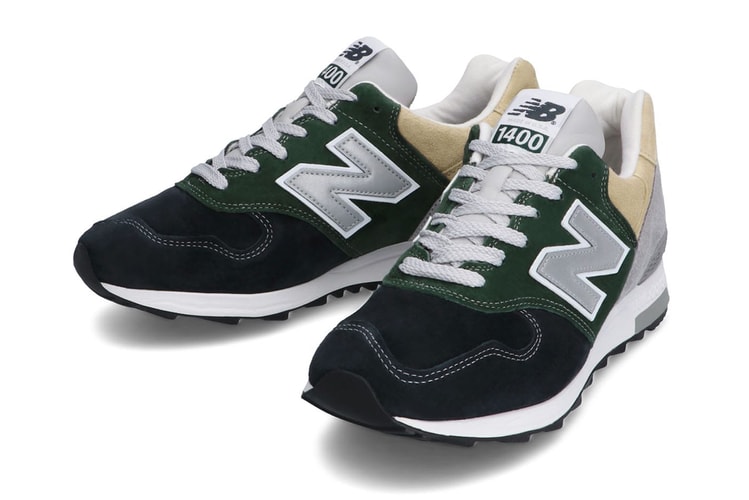 New Balance's Made in the USA 1400 "Dark Evergreen" Offers Crisp Colorblocking