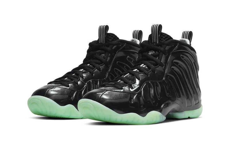 Nike Air Foamposite One All-Star 2021 NBA Edition Basketball Shoes Sneakers Black Glow-in-the-dark Swoosh cv1766-001