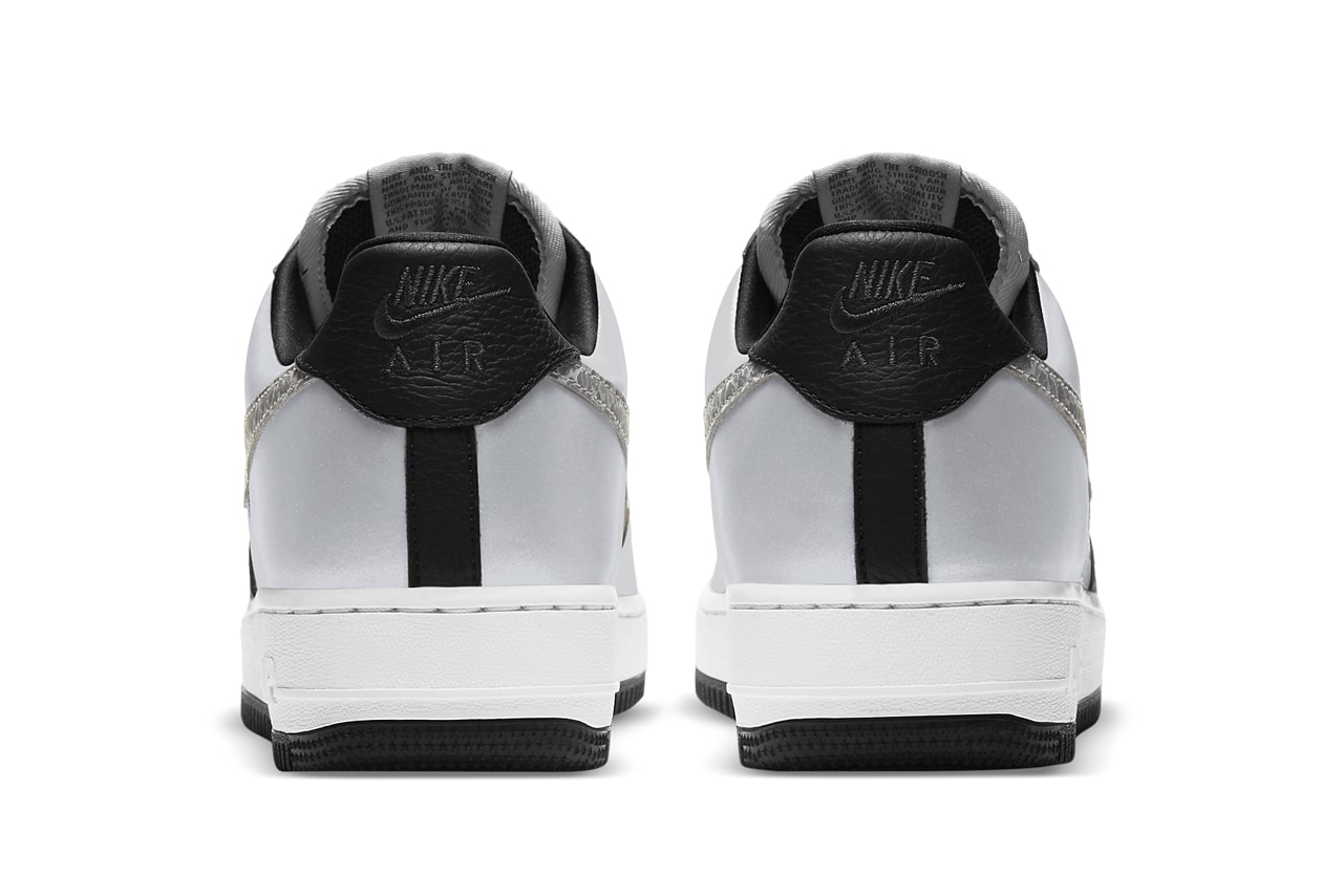 nike sportswear air force 1 low b 3m snake black silver white dj6033 001 official release date info photos price store list buying guide