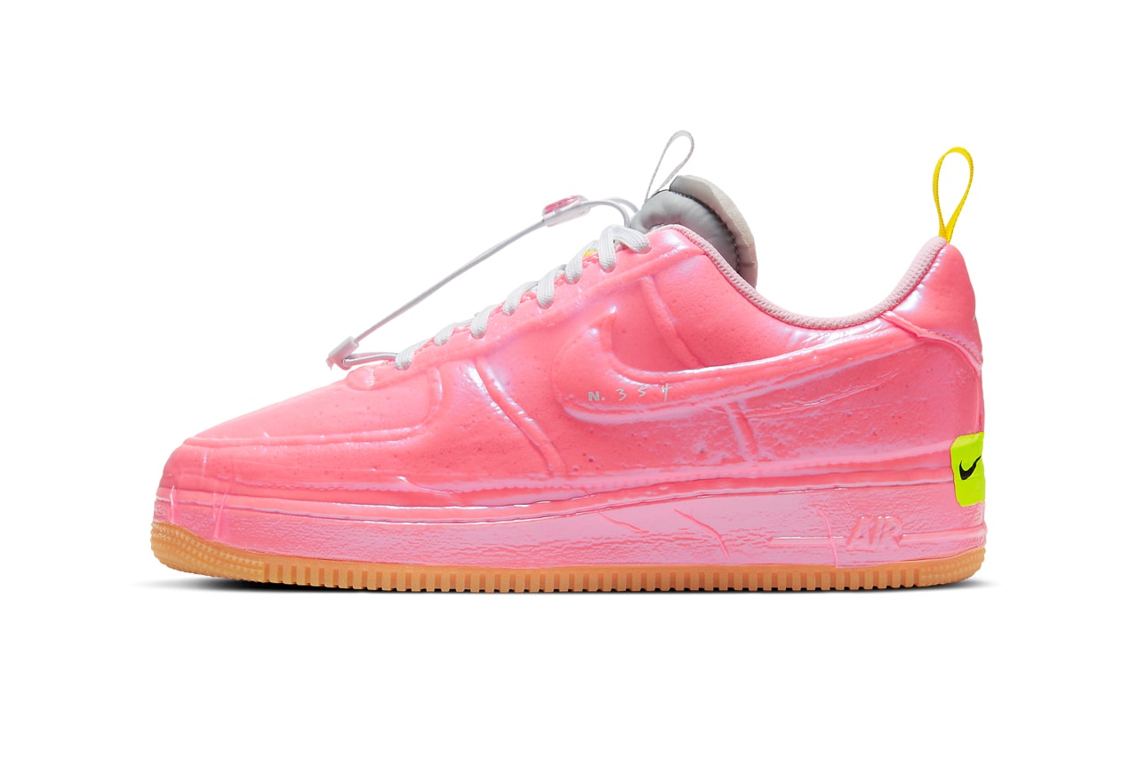 nike sportswear n 354 air force 1 low experimental racer pink arctic punch sail opti yellow CV1754 600 official release date info photos price store list buying guide