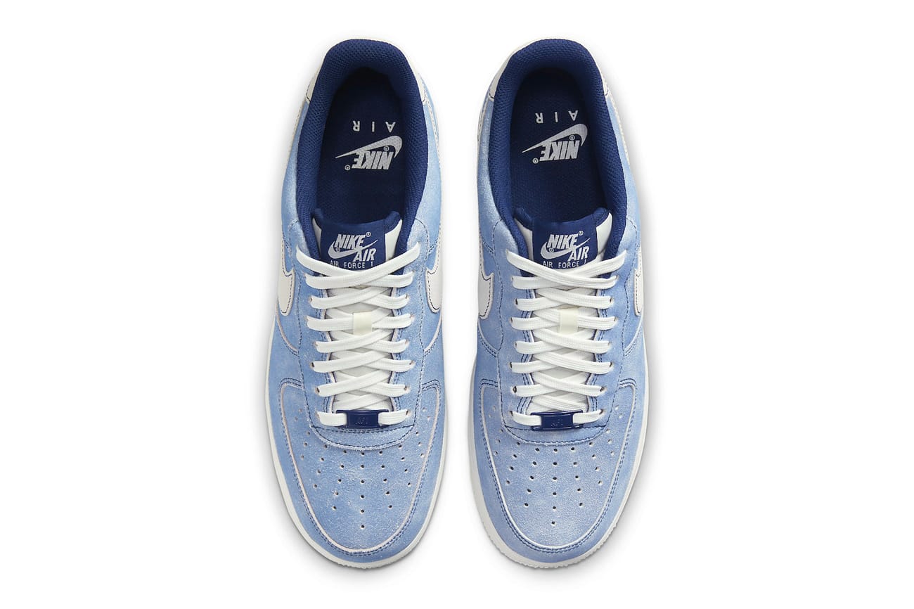 nike air force 1 low blue suede