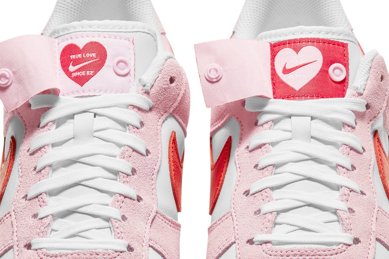 nike shoes with hearts