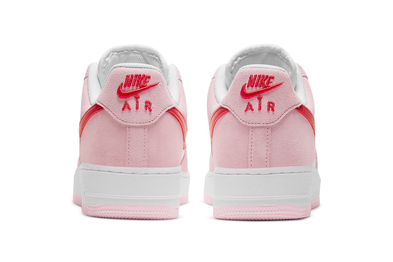nike air force 1 low pink hearts valentines day