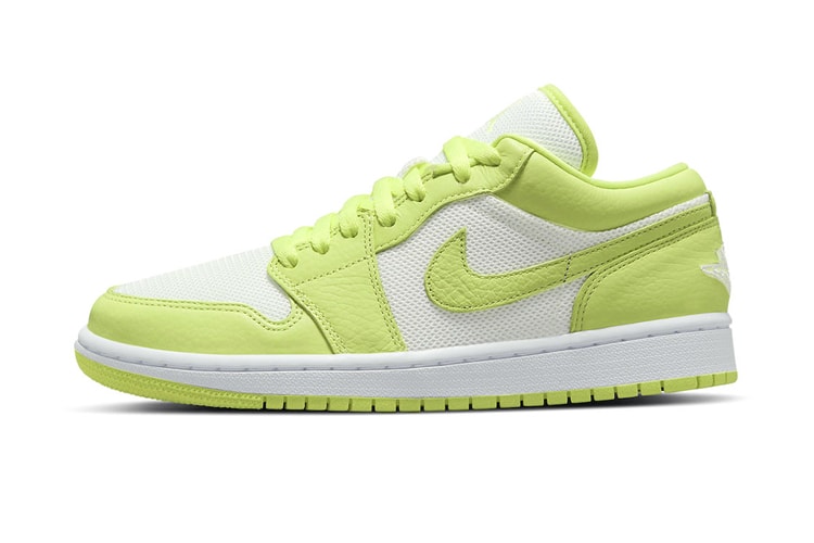 Air Jordan 1 Low Lands In Fluorescent "Limelight" Colorway