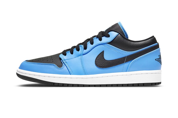 Air Jordan 1 Low Lands In Bright "University Blue" and "University Gold"