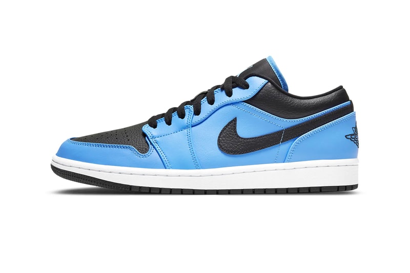 Air Jordan 1 Low University Blue University Gold 553558 403 700 menswear streetwear kicks trainers runners sneakers footwear shoes spring summer 2021 collection ss21 info