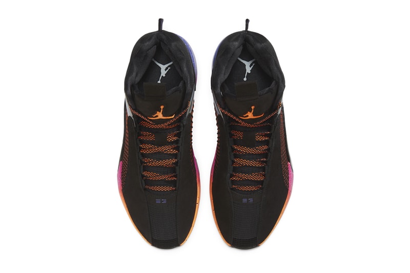 Nike Air Jordan 35 Sunset cq4228 004 menswear streetwear kicks shoes trainers runners footwear basketball sneakers spring summer 2021 ss21 collection info