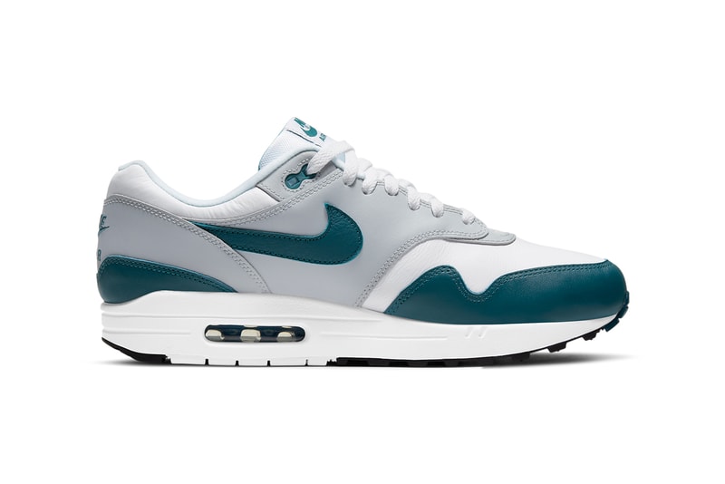 nike sportswear air max 1 dark teal green obsidian white wolf grey black DH4059 100 101 official release date info photos price store list buying guide