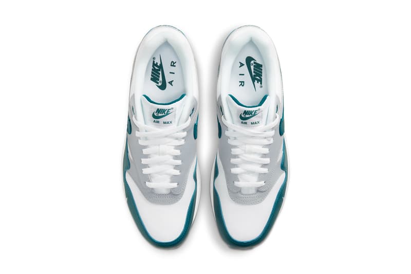 nike sportswear air max 1 dark teal green obsidian white wolf grey black DH4059 100 101 official release date info photos price store list buying guide