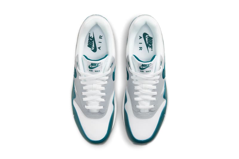 nike sportswear air max 1 dark teal green obsidian white wolf grey black DH4059 100 101 official release date info photos price store list buying guide
