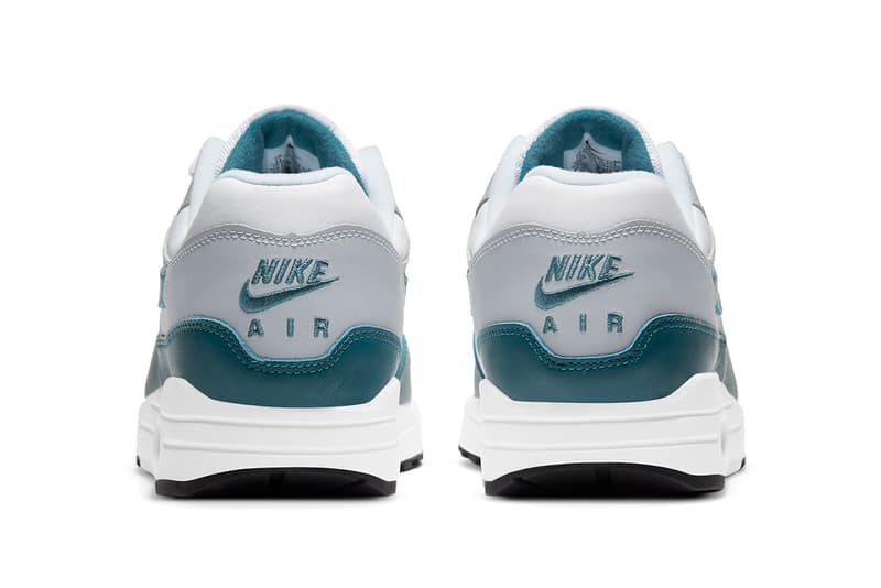 nike sportswear air max 1 dark teal green obsidian white wolf grey black DH4059 100 101 official release date info photos price store list buying guide