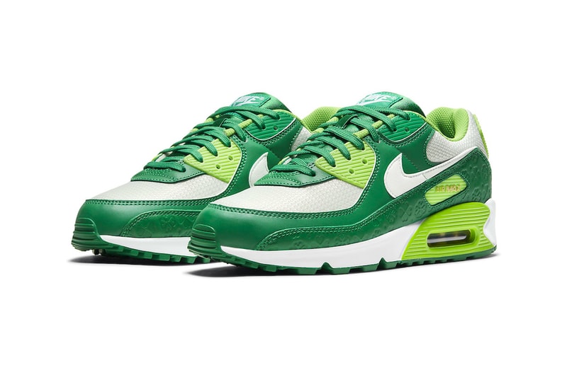nike air max 90 air force 1 st patricks day pack dd8555 300 dd8458 300 menswear streetwear kicks shoes runners trainers sneakers 2021 spring summer 2021 collection ss21