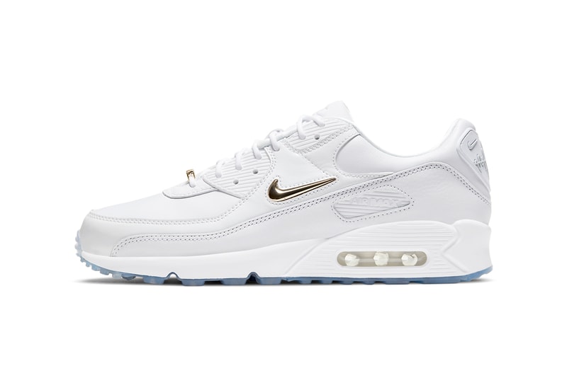 nike sportswear air max 90 pirate radio white metallic gold deep royal blue red silver CW4070 DD8457 100 400 official release date info photos price store list buying guide