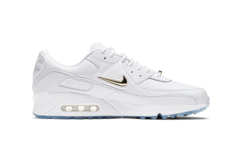 nike sportswear air max 90 pirate radio white metallic gold deep royal blue red silver CW4070 DD8457 100 400 official release date info photos price store list buying guide