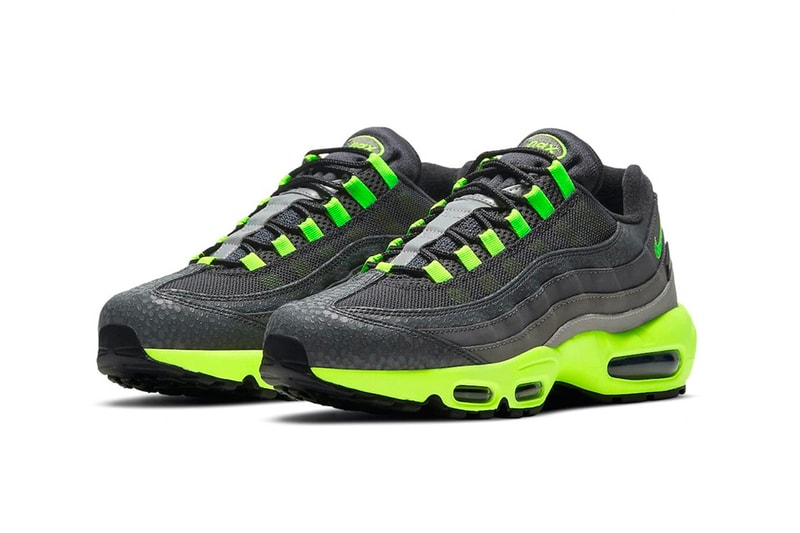 Nike Air Max 95 "Kiss My Airs" Release Info footwear volt neon black air max day sneaker