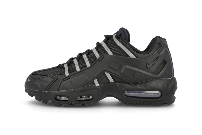 Nike Air Max 95 NDSTRKT Black CZ3591 001 Sneaker Release Information Sergio Lozano 1995 AM95 Technical Shoe Trainer Footwear Mesh Water Resistant