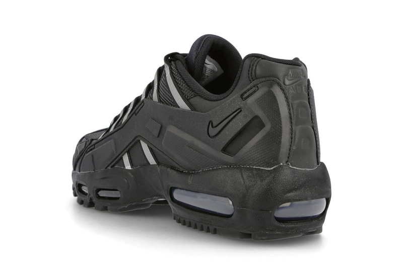 Nike Air Max 95 NDSTRKT Black CZ3591 001 Sneaker Release Information Sergio Lozano 1995 AM95 Technical Shoe Trainer Footwear Mesh Water Resistant