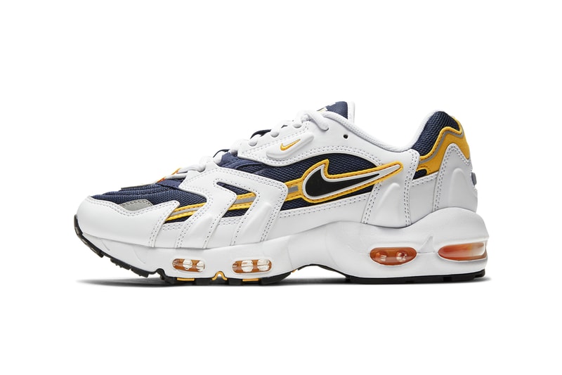 nike sportswear air max 96 ii 2 goldenrod white navy blue CZ1921 100 official release date info photos price store list buying guide