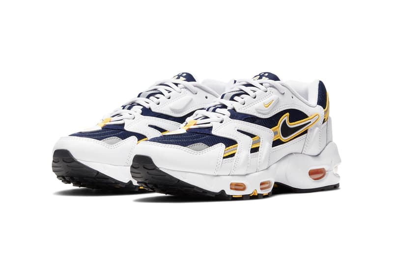 nike sportswear air max 96 ii 2 goldenrod white navy blue CZ1921 100 official release date info photos price store list buying guide