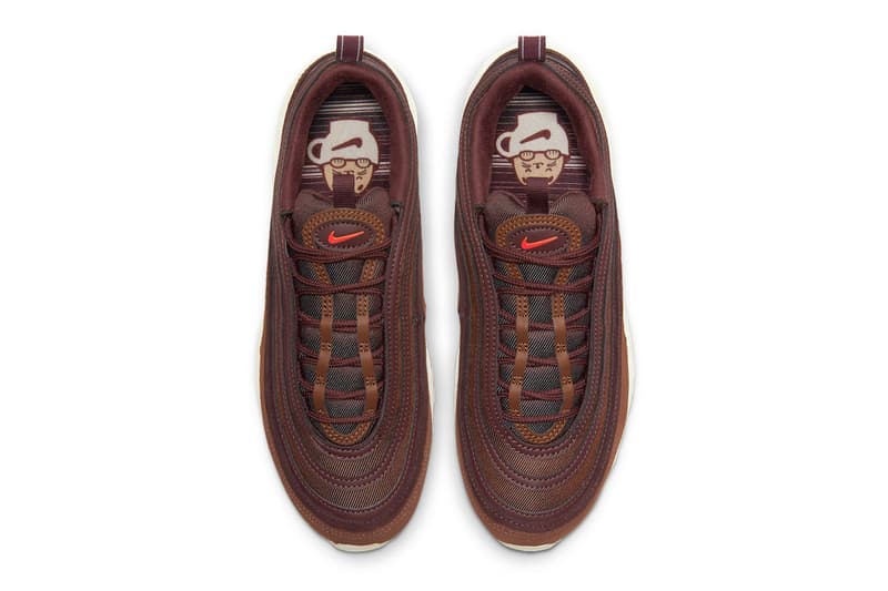 Nike Air Max 97 Coffee dd5395 244 sneakers footwear shoes kicks menswear streetwear spring summer 2021 ss21 collection info