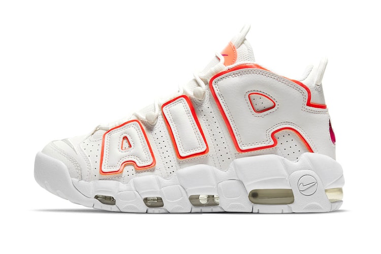 New Nike Air More Uptempo Accented With Sunset Inspired Colorway