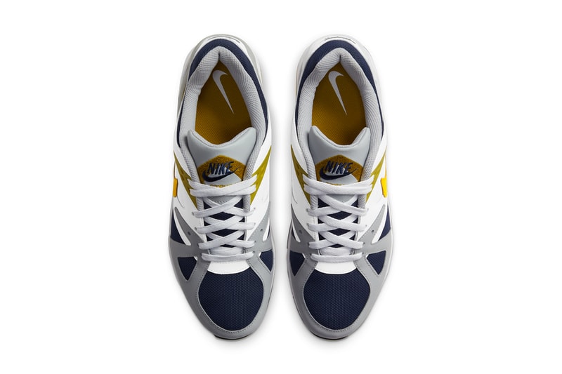 nike sportswear air structure triax 91 navy gray white gold db1549 400 2021 official release date info photos price store list buying guide