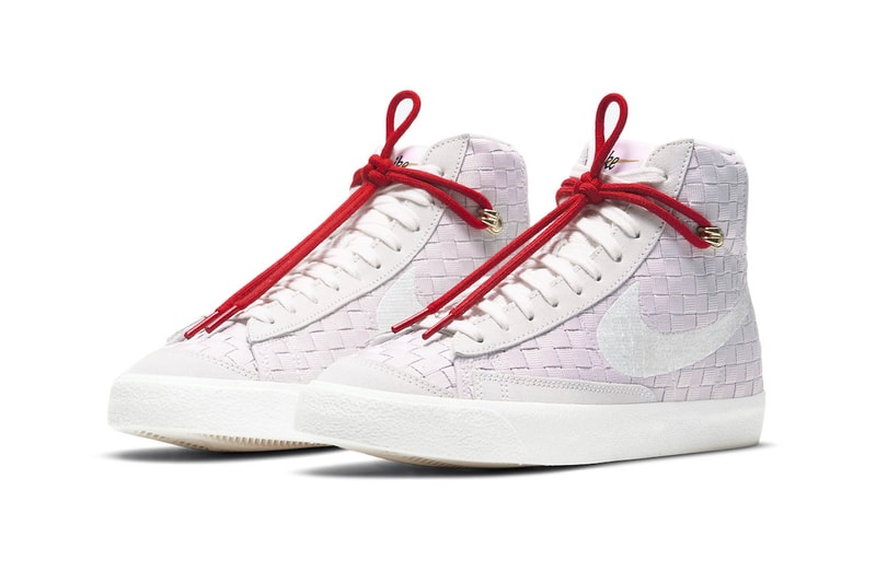 Nike Blazer Mid ’77 Sashiko Barely Rose Navy Blue Release Info dd5402-078 dd5486-492 Buy Price Date 