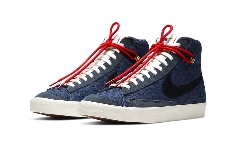 Nike Blazer Mid ’77 Sashiko Barely Rose Navy Blue Release Info dd5402-078 dd5486-492 Buy Price Date 