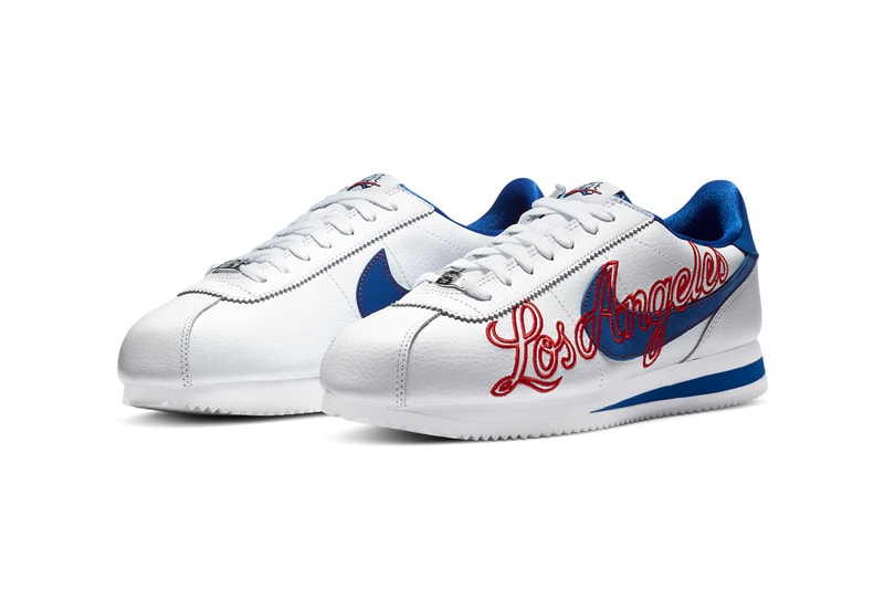nike sportswear cortez la los angeles white red blue DA4402 100 official release date info photos price store list buying guide
