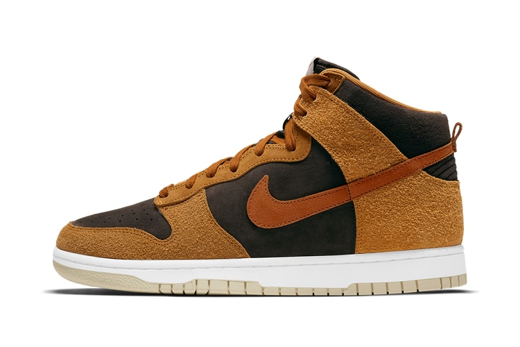 Nike's Classic Dunk High to Release With a "Dark Curry" Palette