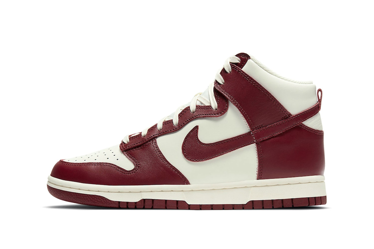 Nike Dunk High Team Red Official Look Release Info DD1869-101 Sail Team Red Pale Ivory Buy Price