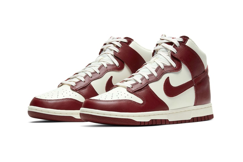 Nike Dunk High Team Red Official Look Release Info DD1869-101 Sail Team Red Pale Ivory Buy Price