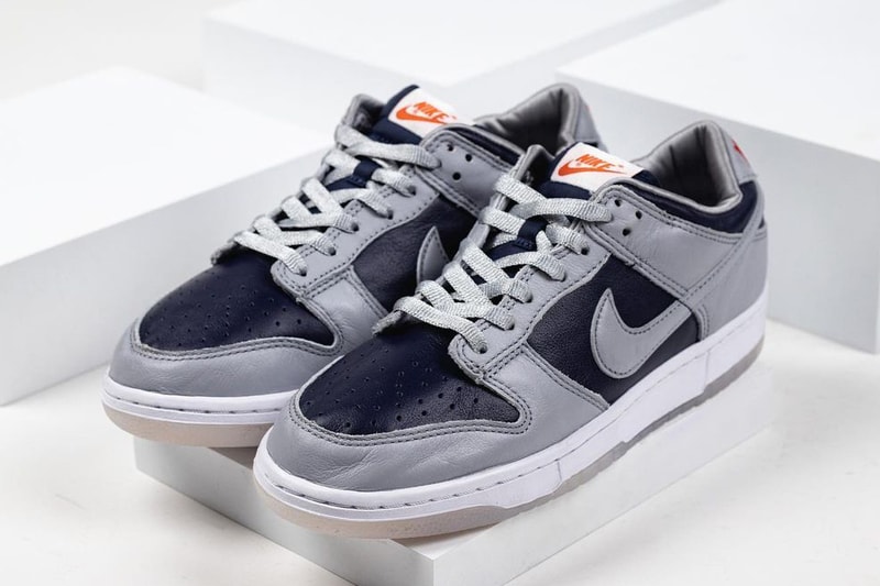 nike sportswear dunk low college navy wolf grey university red white dd1768 400 official release date info photos price store list buying guide