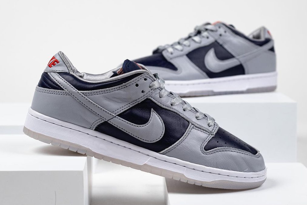 nike sportswear dunk low college navy wolf grey university red white dd1768 400 official release date info photos price store list buying guide