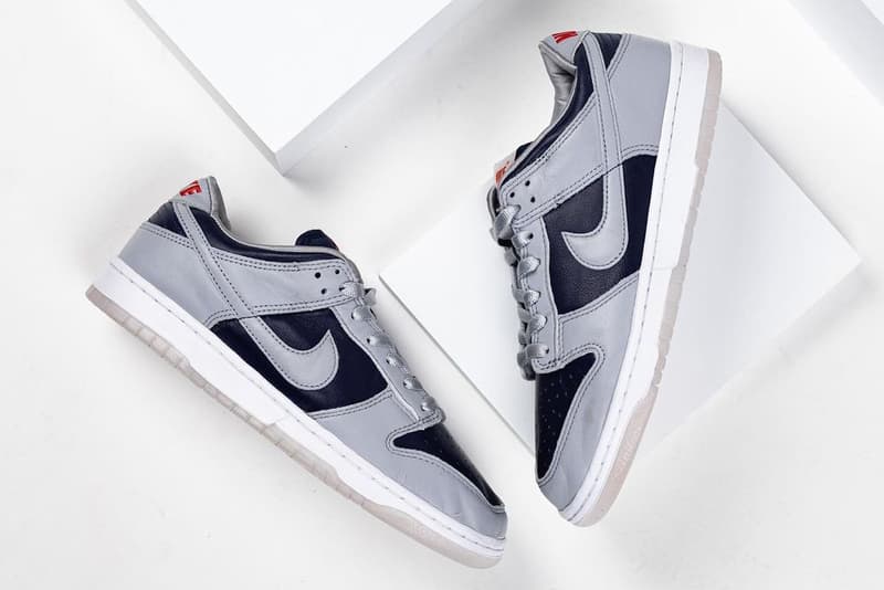 nike sportswear dunk low college navy wolf grey university red white dd1768 400 official release date info photos price store list buying guide