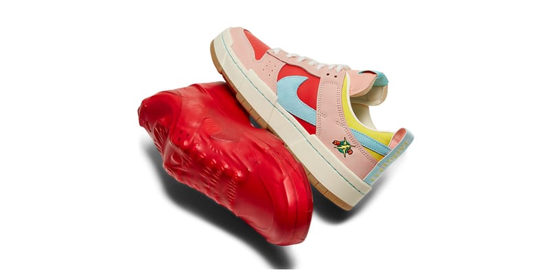 nike dunk low disrupt chinese new year pink red