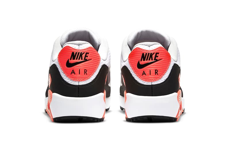 Nike Golf Debuts Its OG "Infrared" Air Max 90 Colorway Tinker Hatfield 30th Anniversary Runner