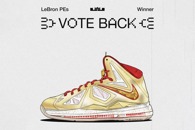 The Nike LeBron 10 "Ring Ceremony" Has Won Nike SNKRS' "Vote Back" PE Tournament (UPDATE)