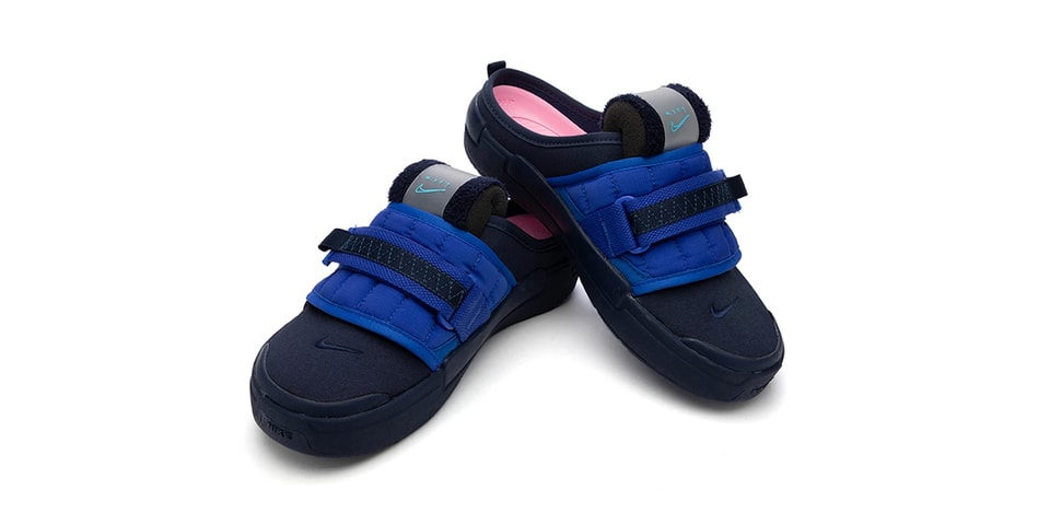 Nike Offline Mule Slip-On Anthracite Blue Size 11.5 Nike Offline Mule Slip-On Anthracite Black CJ0693-003 Men main image 2