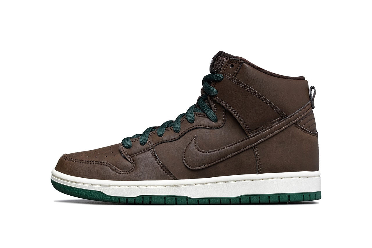 nike sb dunk high baroque brown CV1624 200 release date info store list price buying guide vegan leather